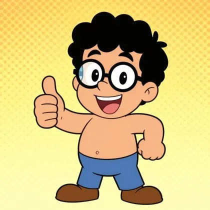 Saturday-morning cartoon style sample